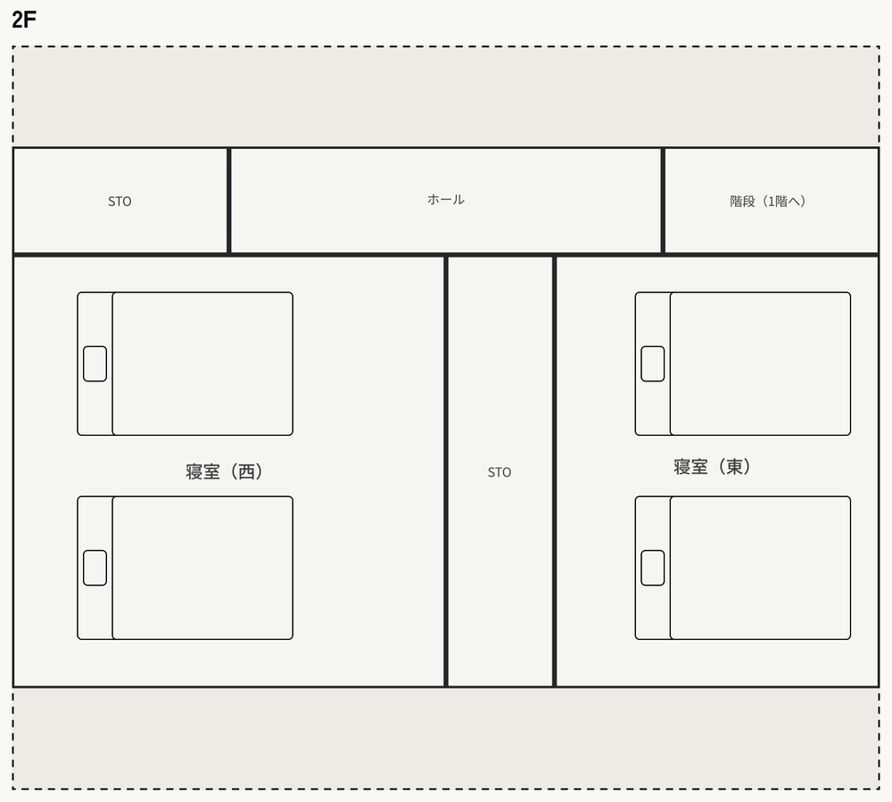 TON 間取り図 2階